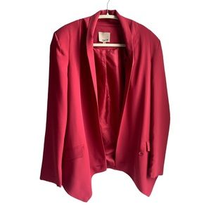 Aryn K Asymmetrical Button Blazer Size Small S